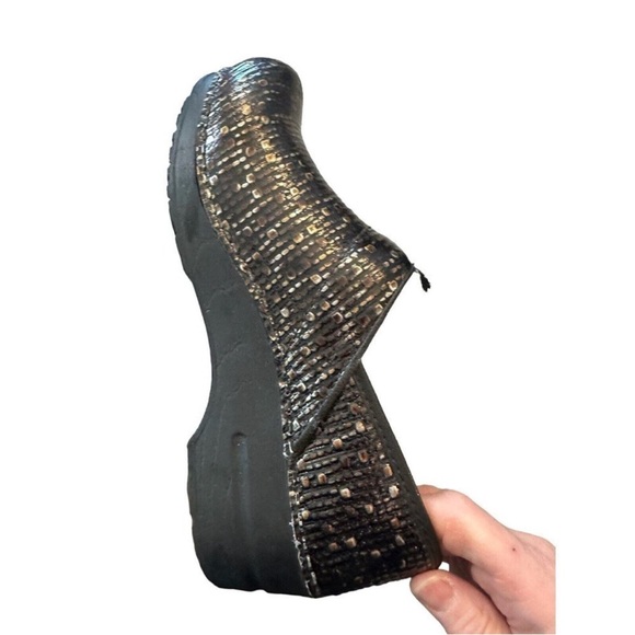 Sanita Professional Clog Textured Bronze Brown Black Cobble Size 37 US 6.0/6.5 - Picture 4 of 8